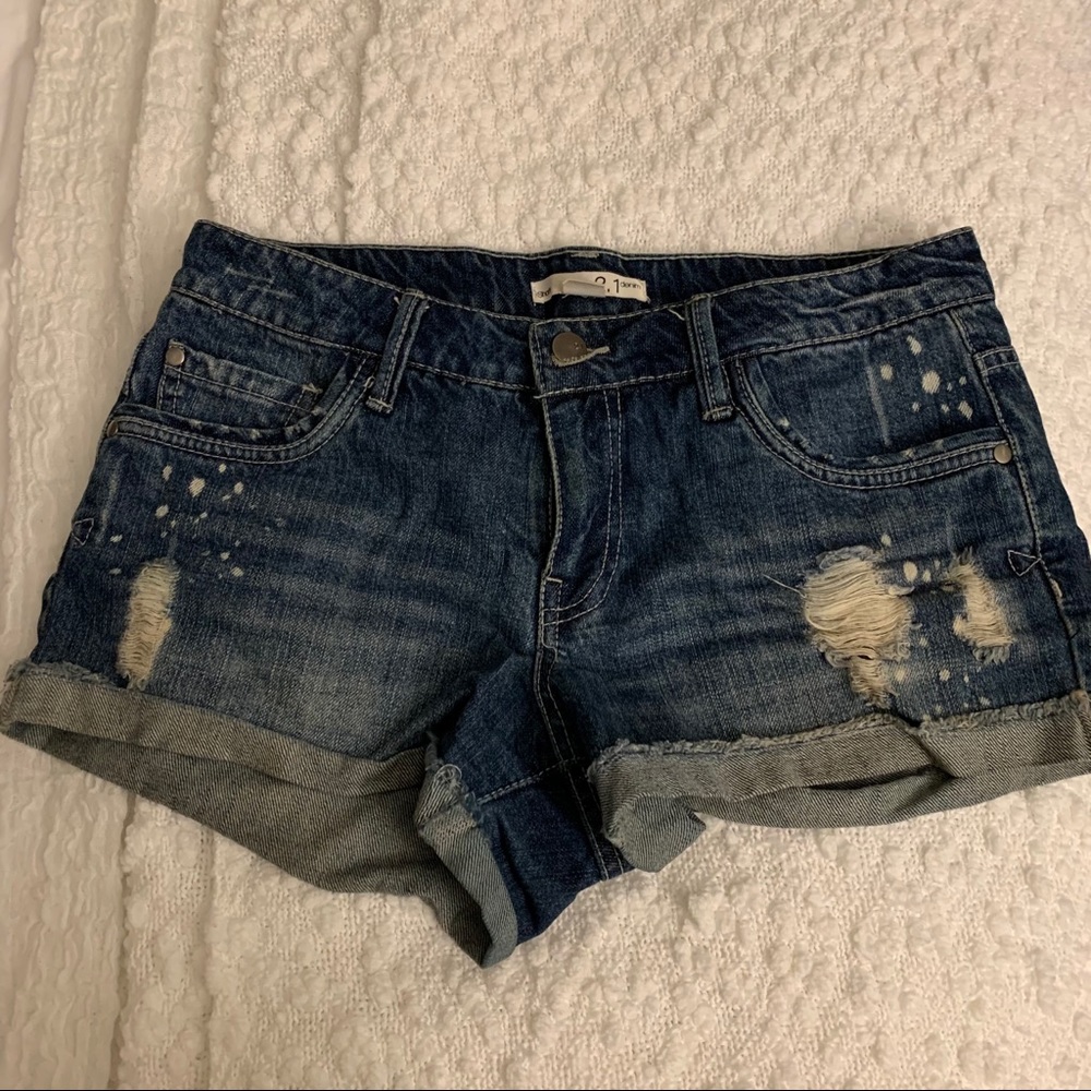 Forever 21 Distressed Denim Shorts